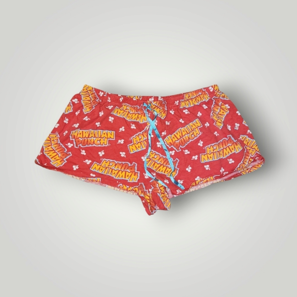 Hawaiian punch red orange lounge shorts pajama bottoms Small
